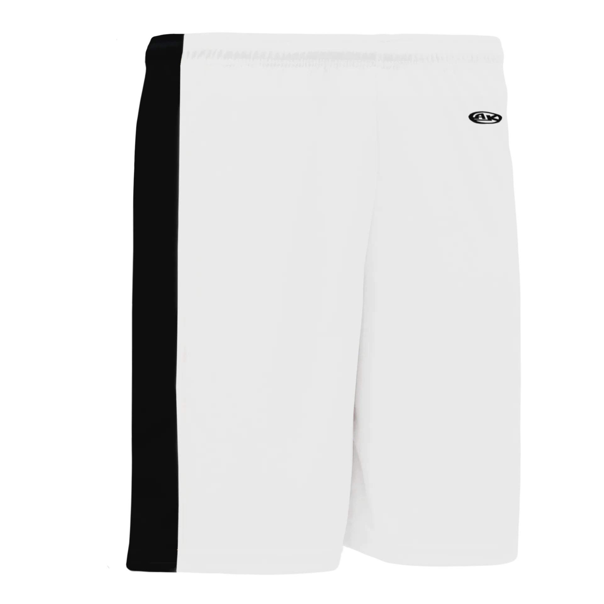 Athletic Knit (AK) SS9145M-222 Mens White/Black Pro Soccer Shorts