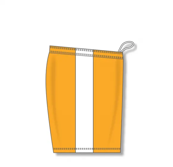 Athletic Knit (AK) SS9145M-236 Mens Gold/White Pro Soccer Shorts