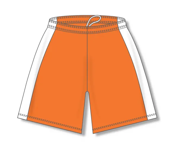 Athletic Knit (AK) SS9145M-238 Mens Orange/White Pro Soccer Shorts