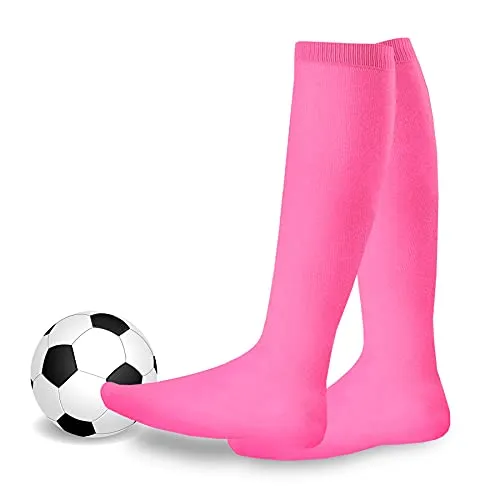 Athletic Sports Socks for Teens Cushion Socks Rugby Soccer Football Softball Socks 3-Pairs (Junior (7-9), Dk Green)