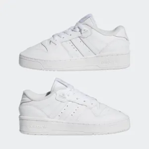 Big Kids' Adidas Rivalry Low "Cloud White Grey"