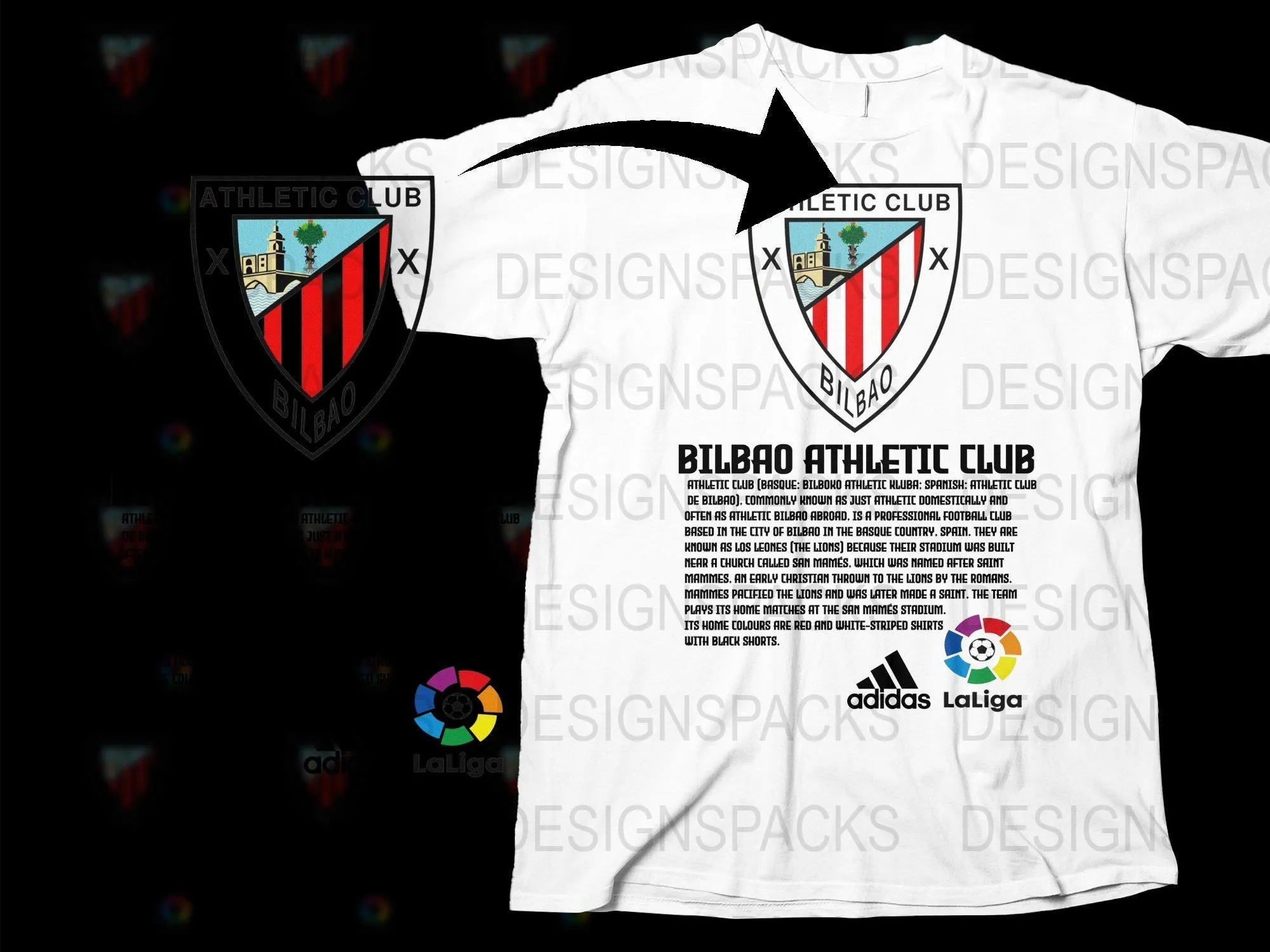 Bilbao Athletic Club Emblem Design Soccer Png Digital Download