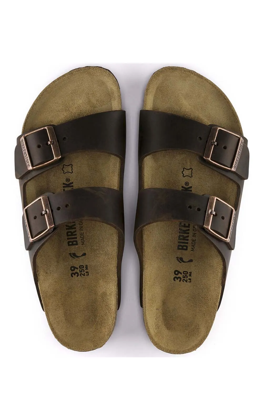 Birkenstock Arizona Sandals - Habana Brown