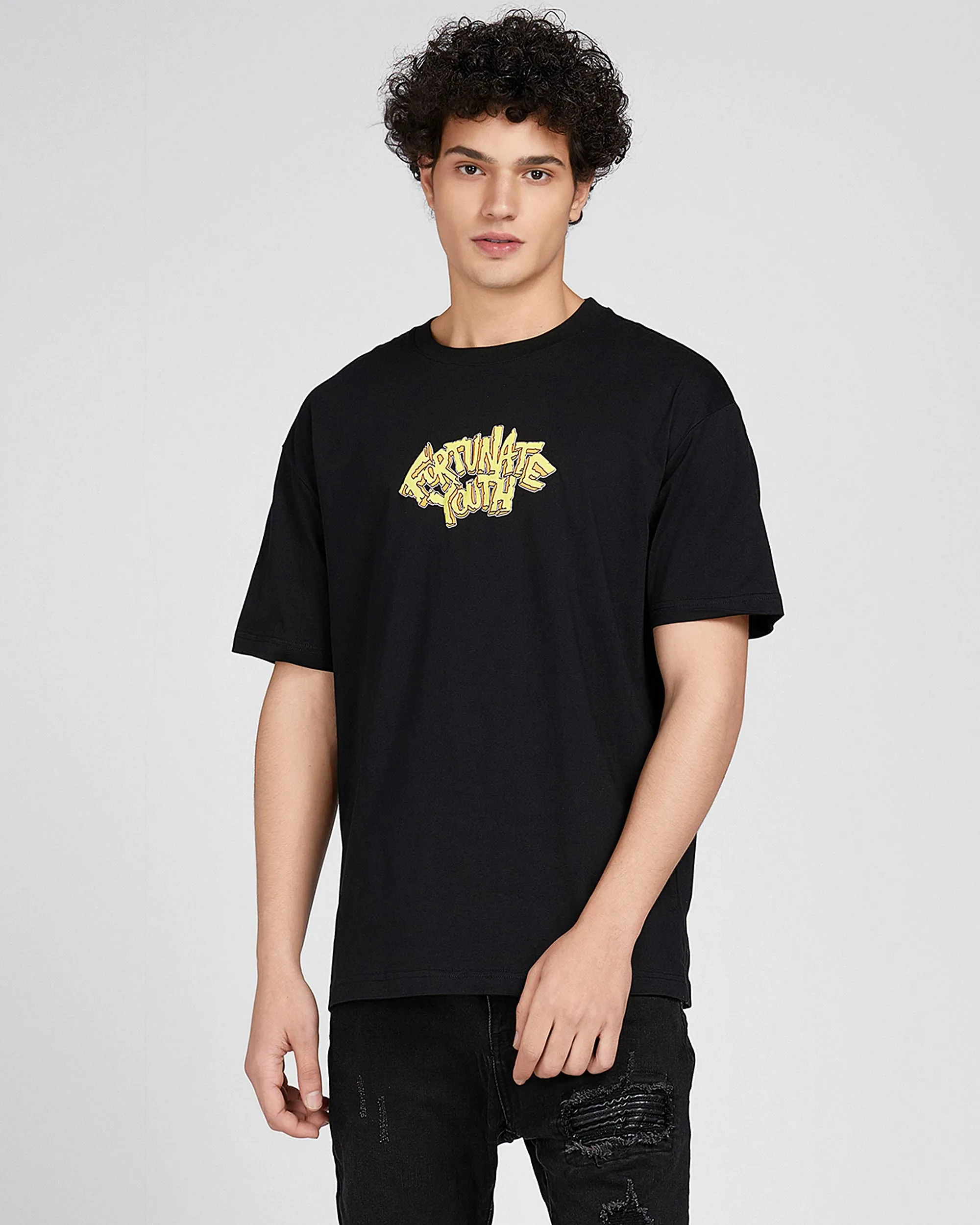 Bold Letters Print Tee