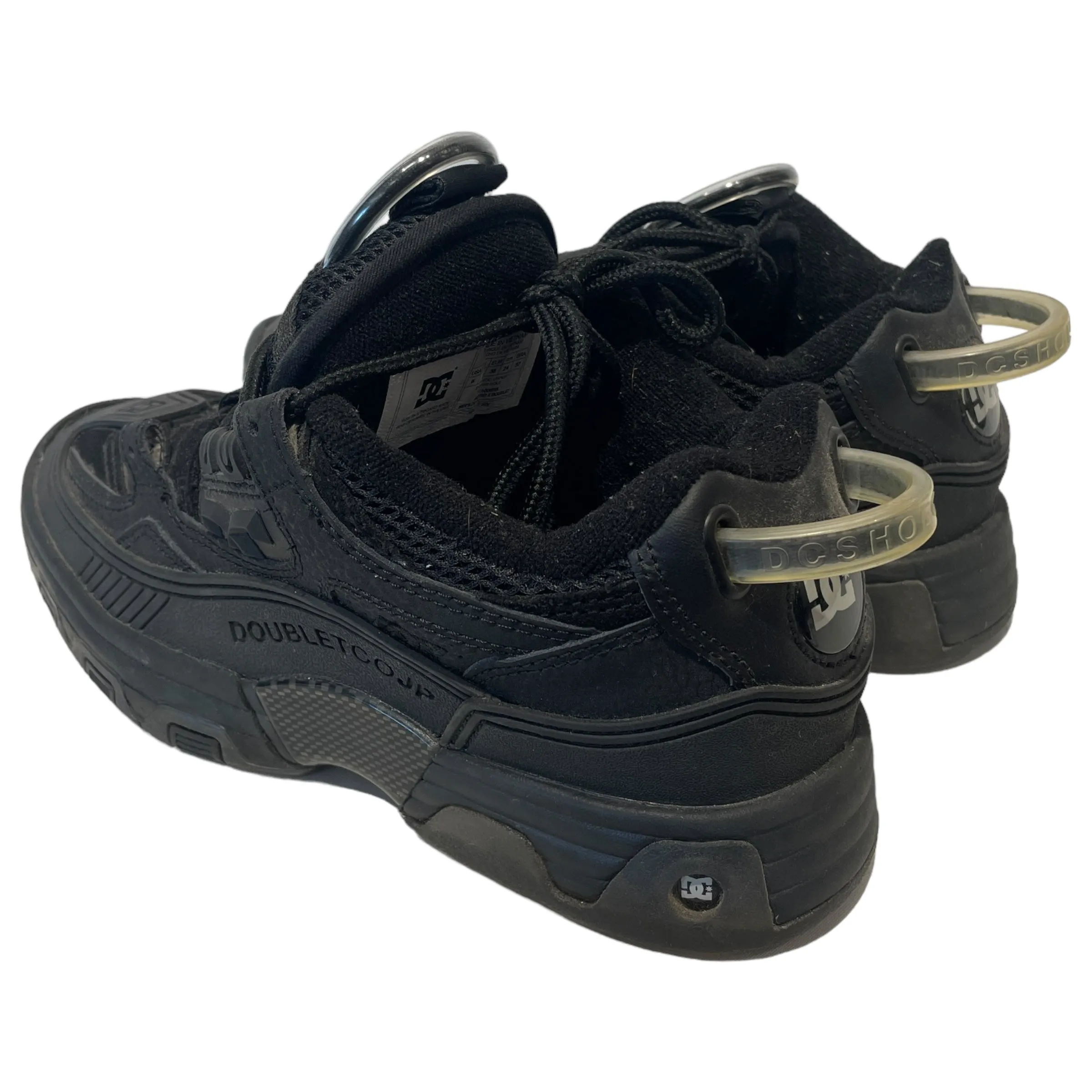 DC SHOES/Low-Sneakers/US 6/Cotton/BLK/Doublet
