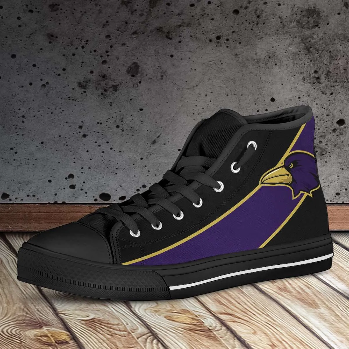 Fan Art Baltimore Canvas High Top Shoes