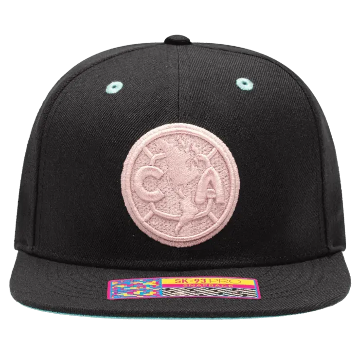 Fan Ink Collection Club America Ice Cream Snapback Hat - Black