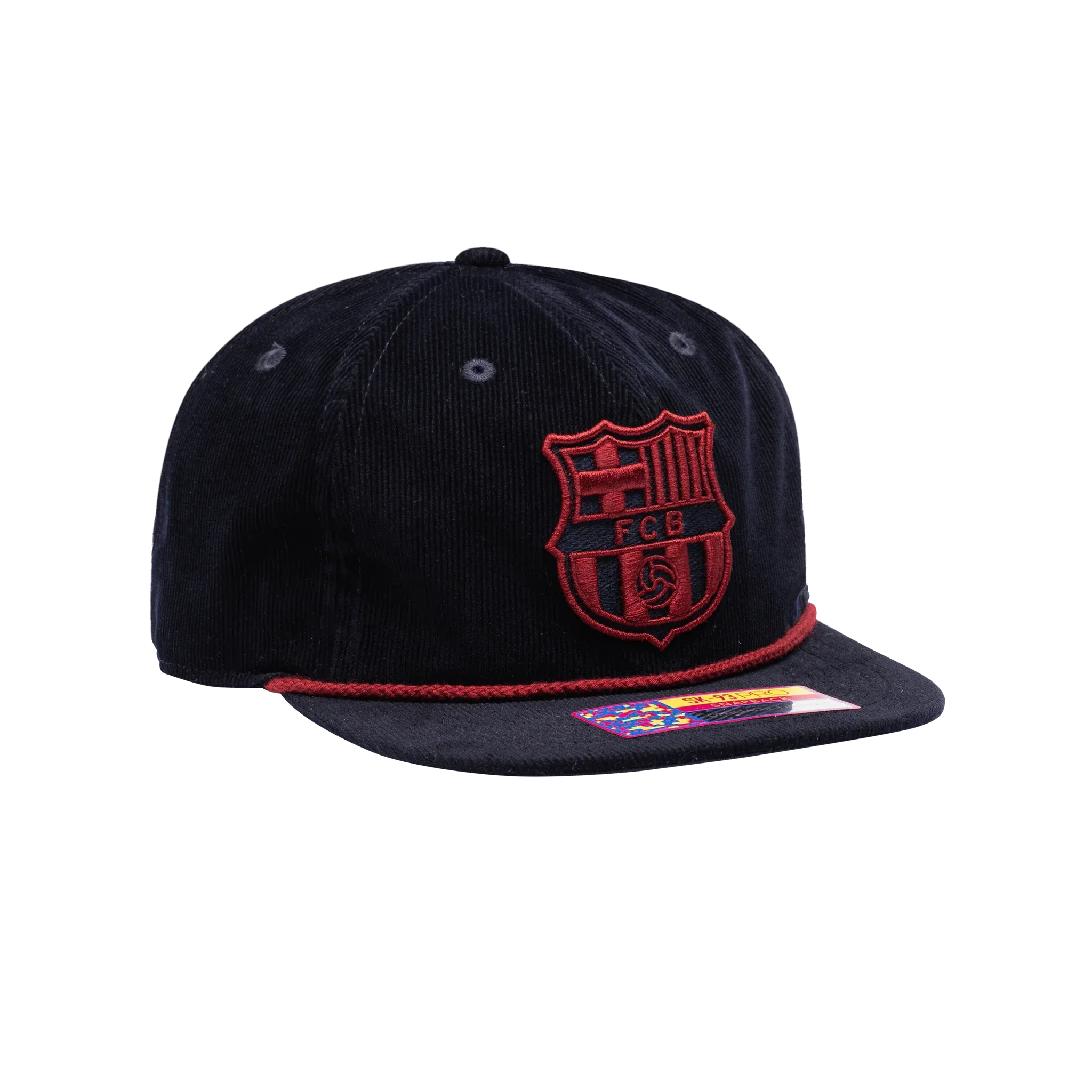 Fan Ink FC Barcelona Snow Beach Adjustable Hat Black