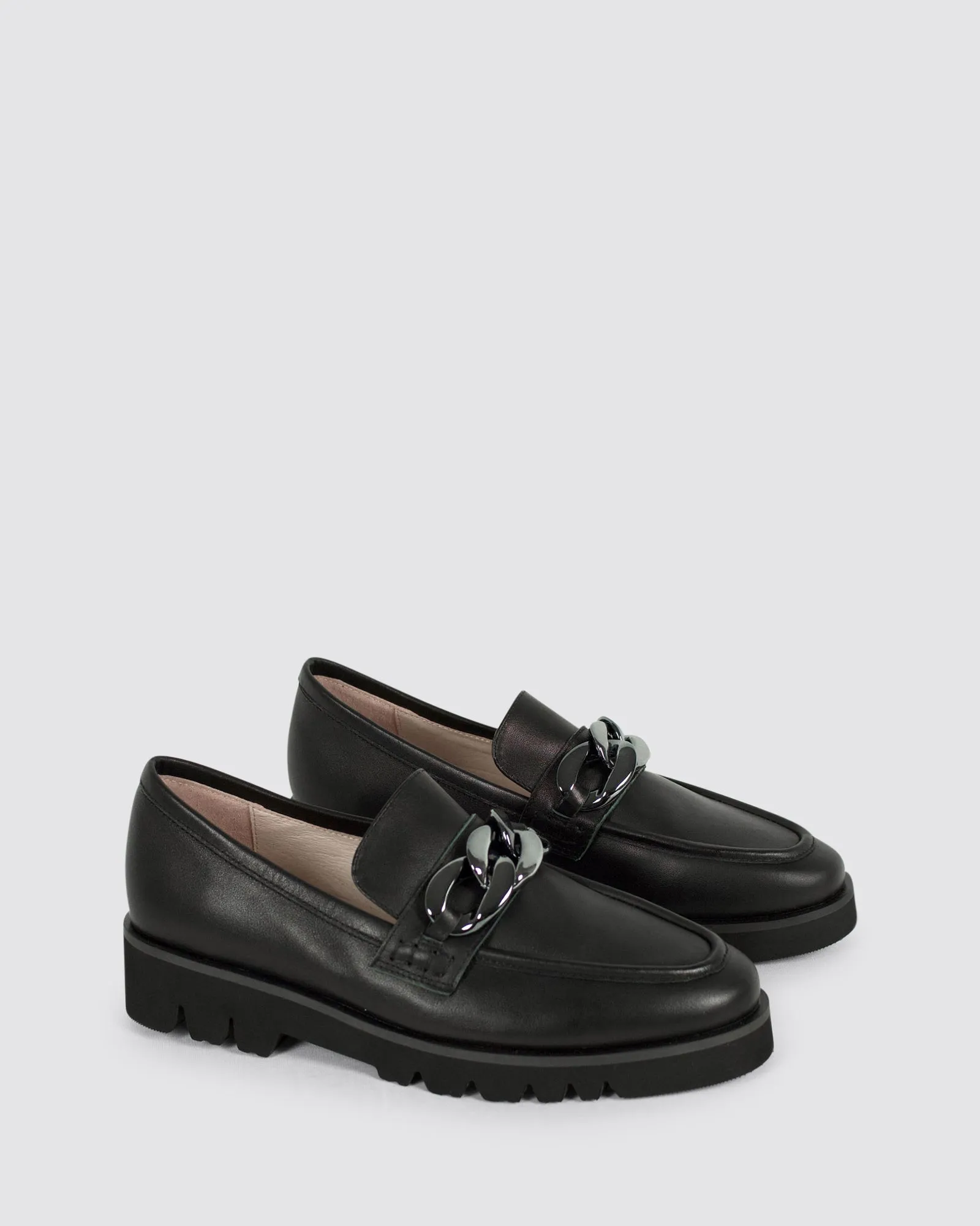 HARPER LOAFERS BLACK LEATHER