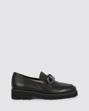 HARPER LOAFERS BLACK LEATHER