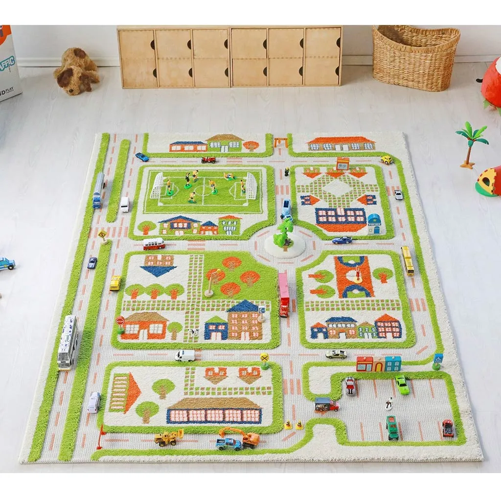 IVI Play Rug Traffic Green Large
