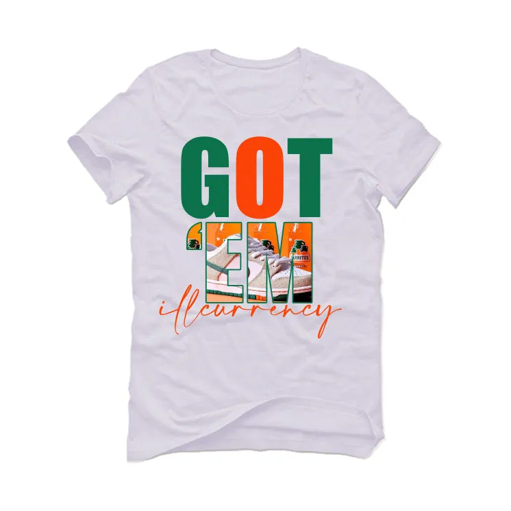 Jarritos x Nike SB Dunk Low | illcurrency White T-Shirt (Got Em)