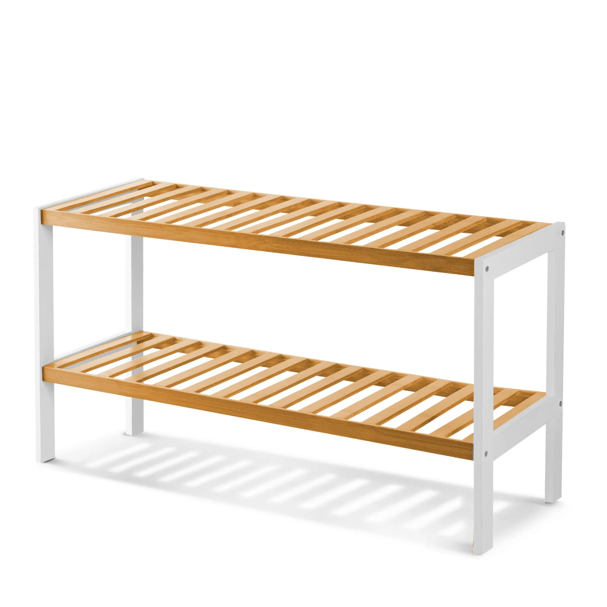 Keplin Bamboo Shoe Rack - 2 Tier