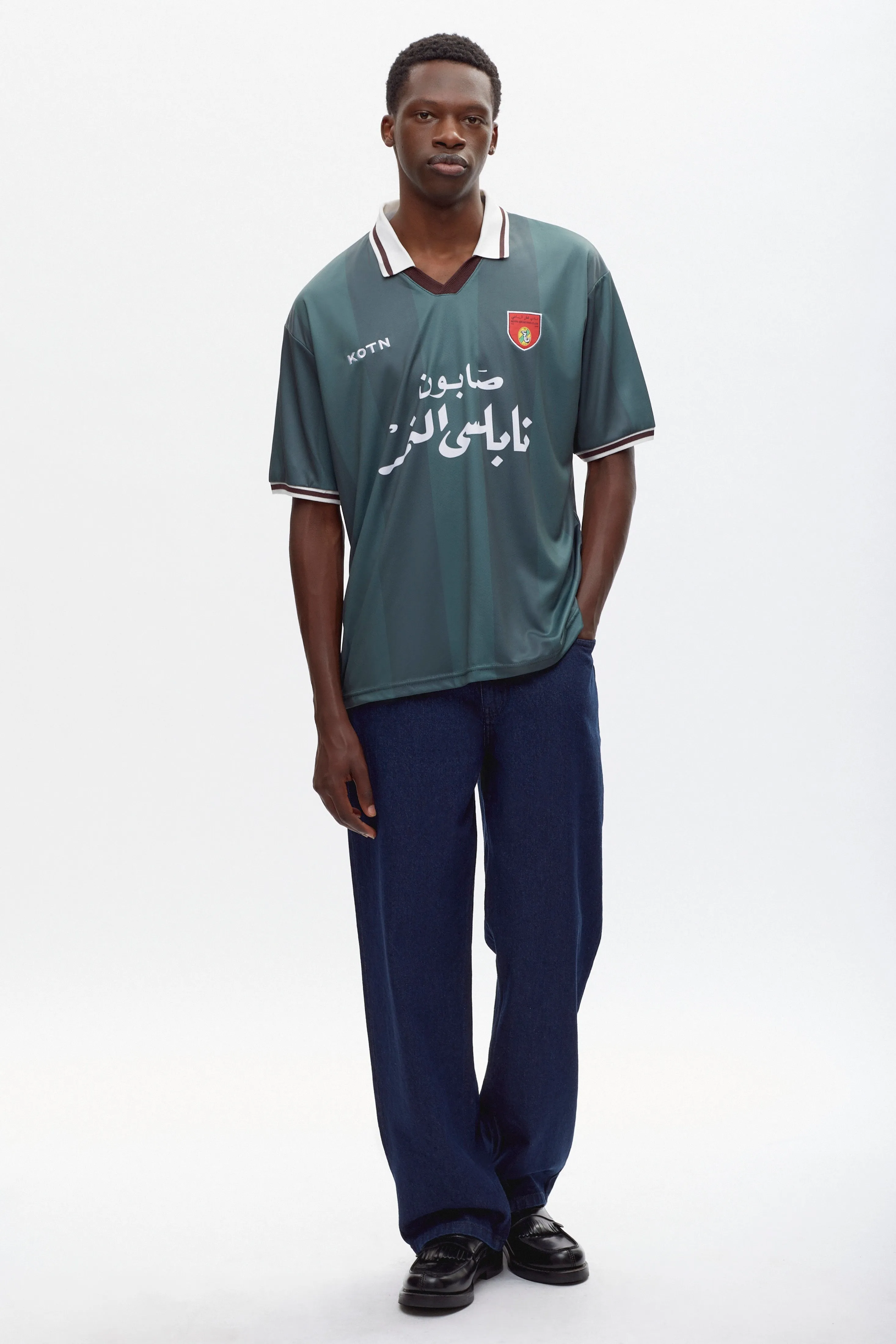Kotn SS Soccer Jersey in Racing Green