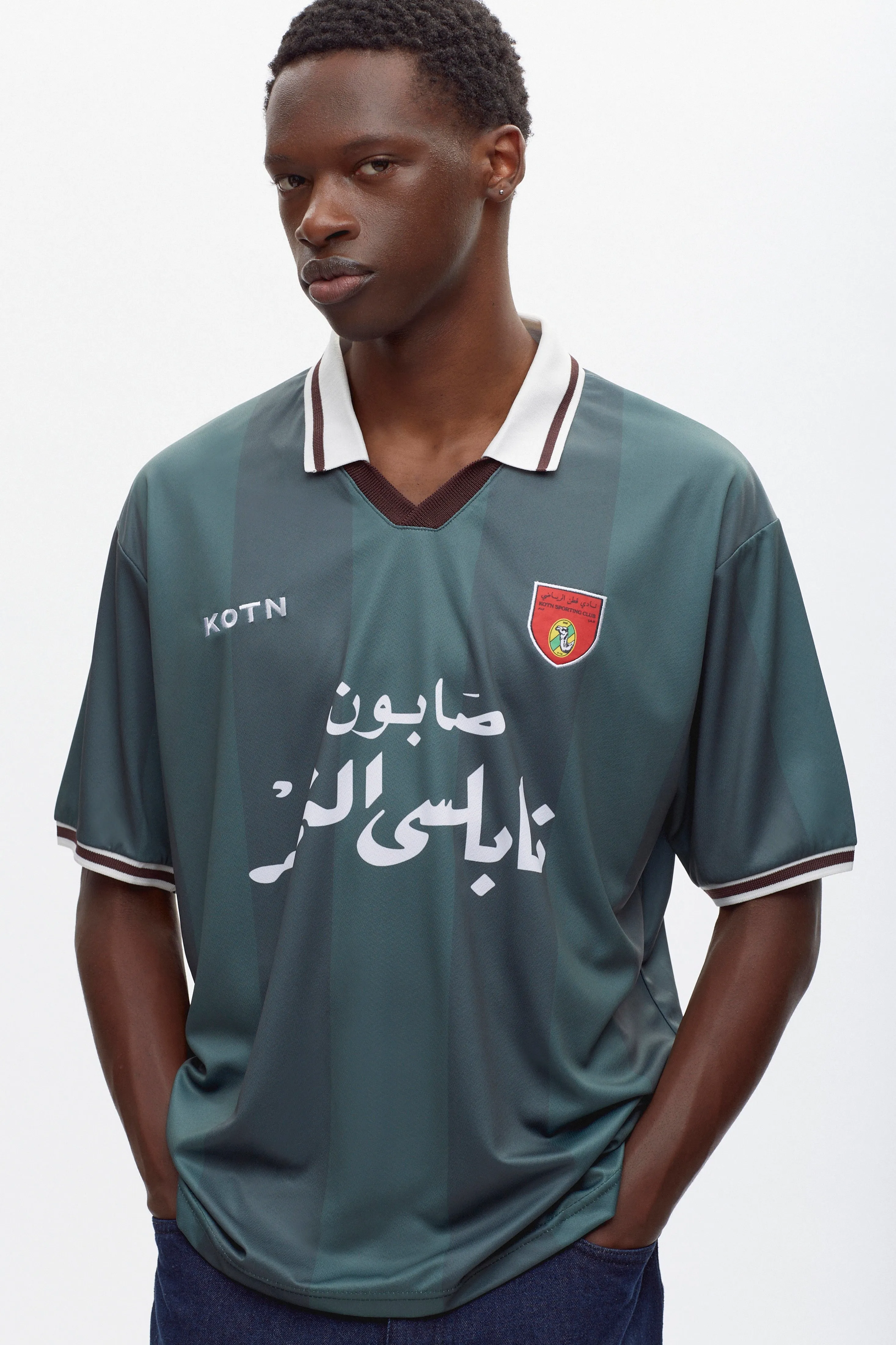 Kotn SS Soccer Jersey in Racing Green