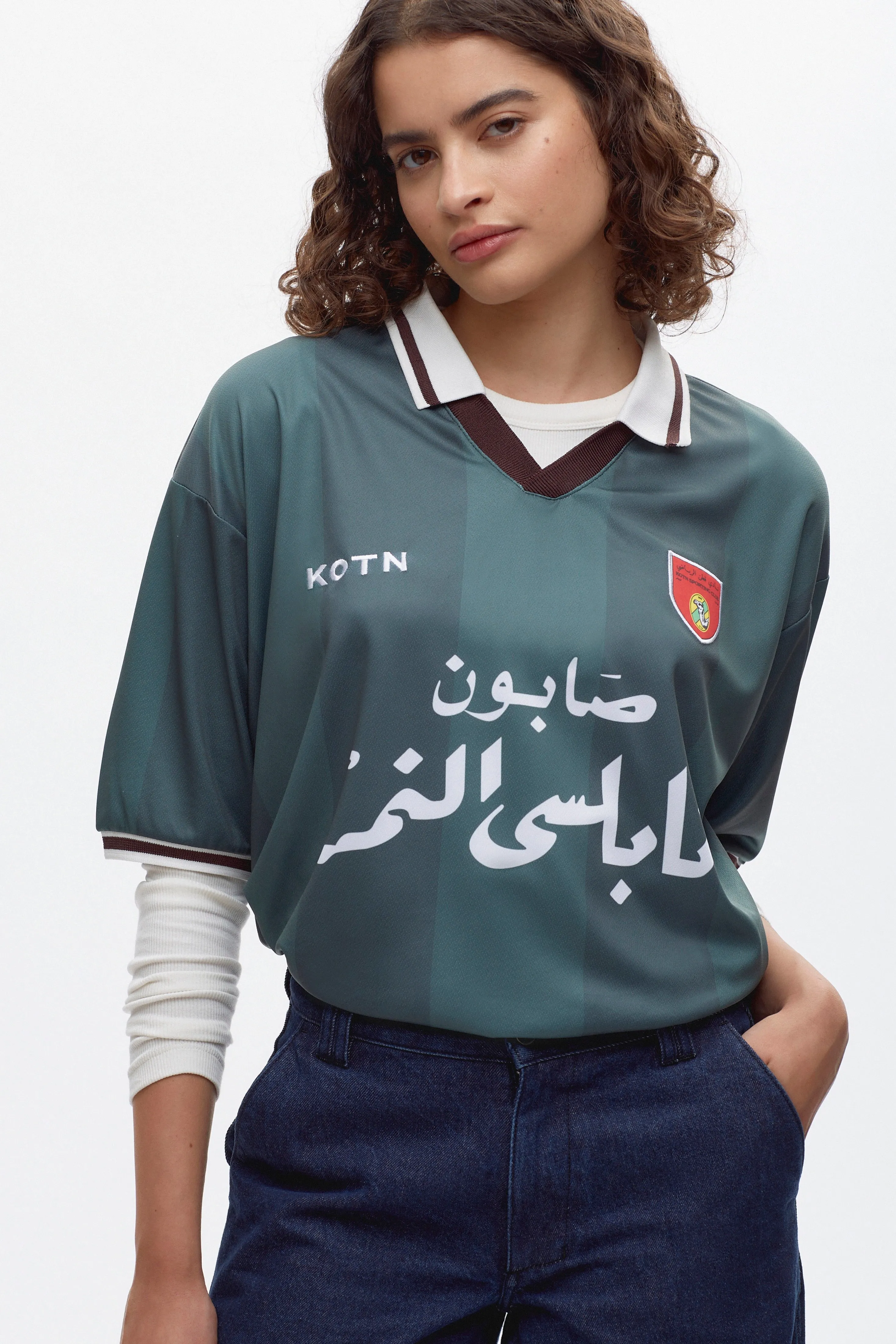 Kotn SS Soccer Jersey in Racing Green
