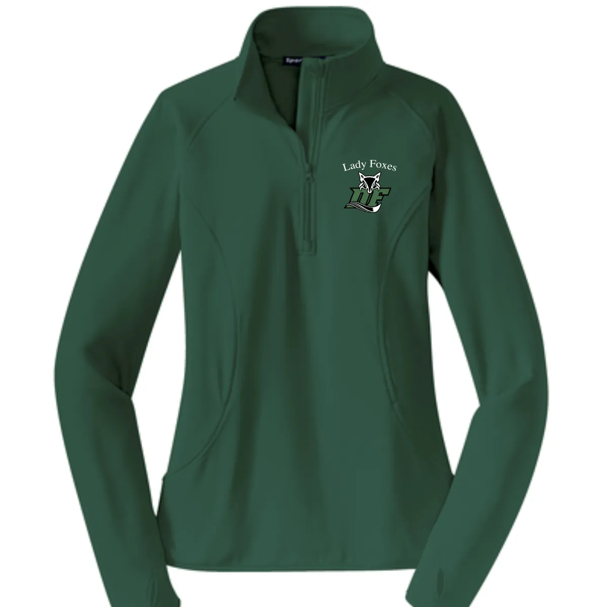 LADIES Sport-Tek® Sport-Wick® Stretch Pullover | Green
