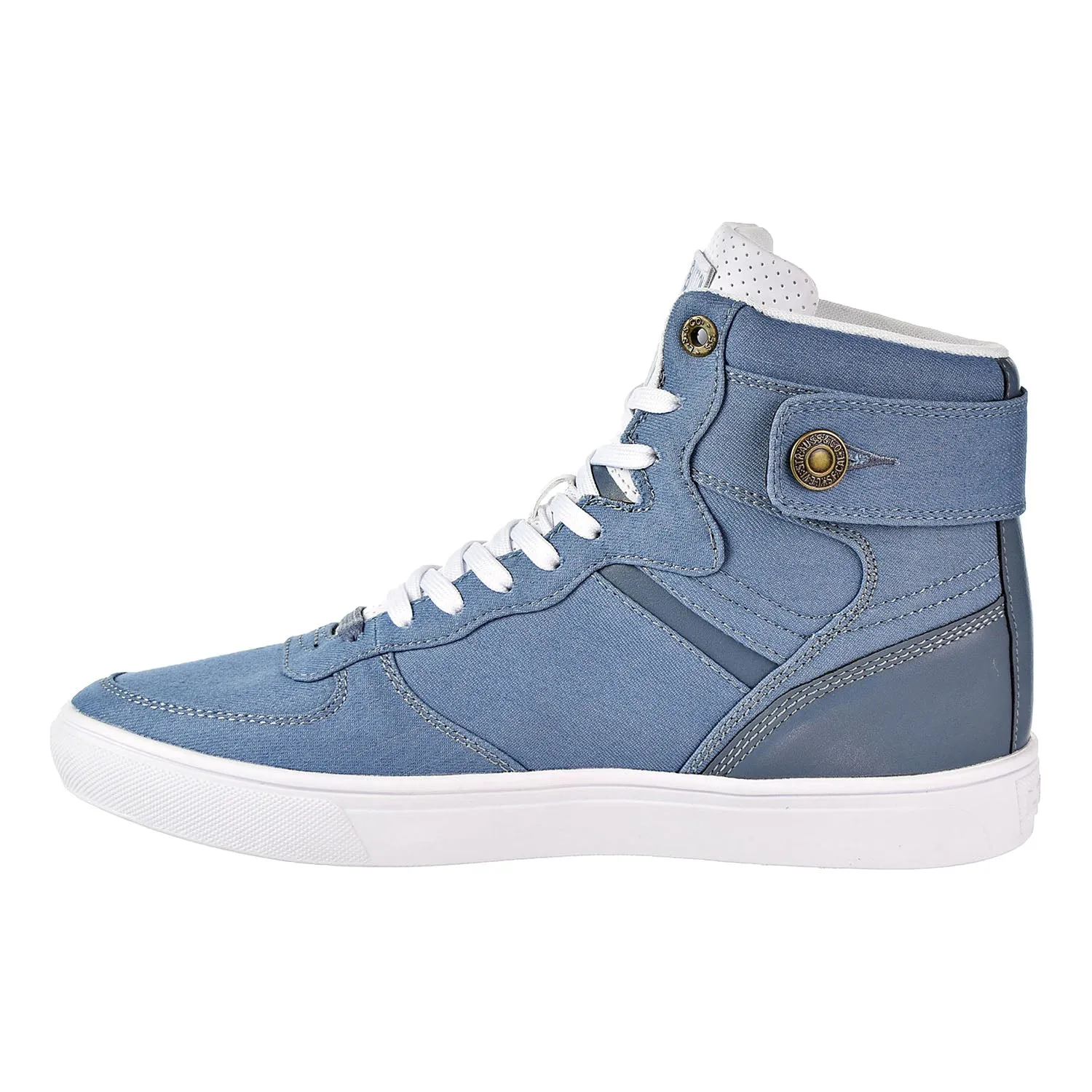 Levi's Jeffrey Hi 501 BYF Men's Fashion Shoes Blue/White