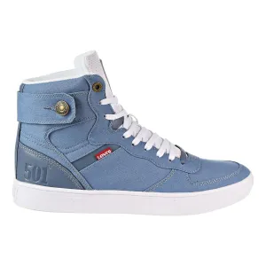 Levi's Jeffrey Hi 501 BYF Men's Fashion Shoes Blue/White
