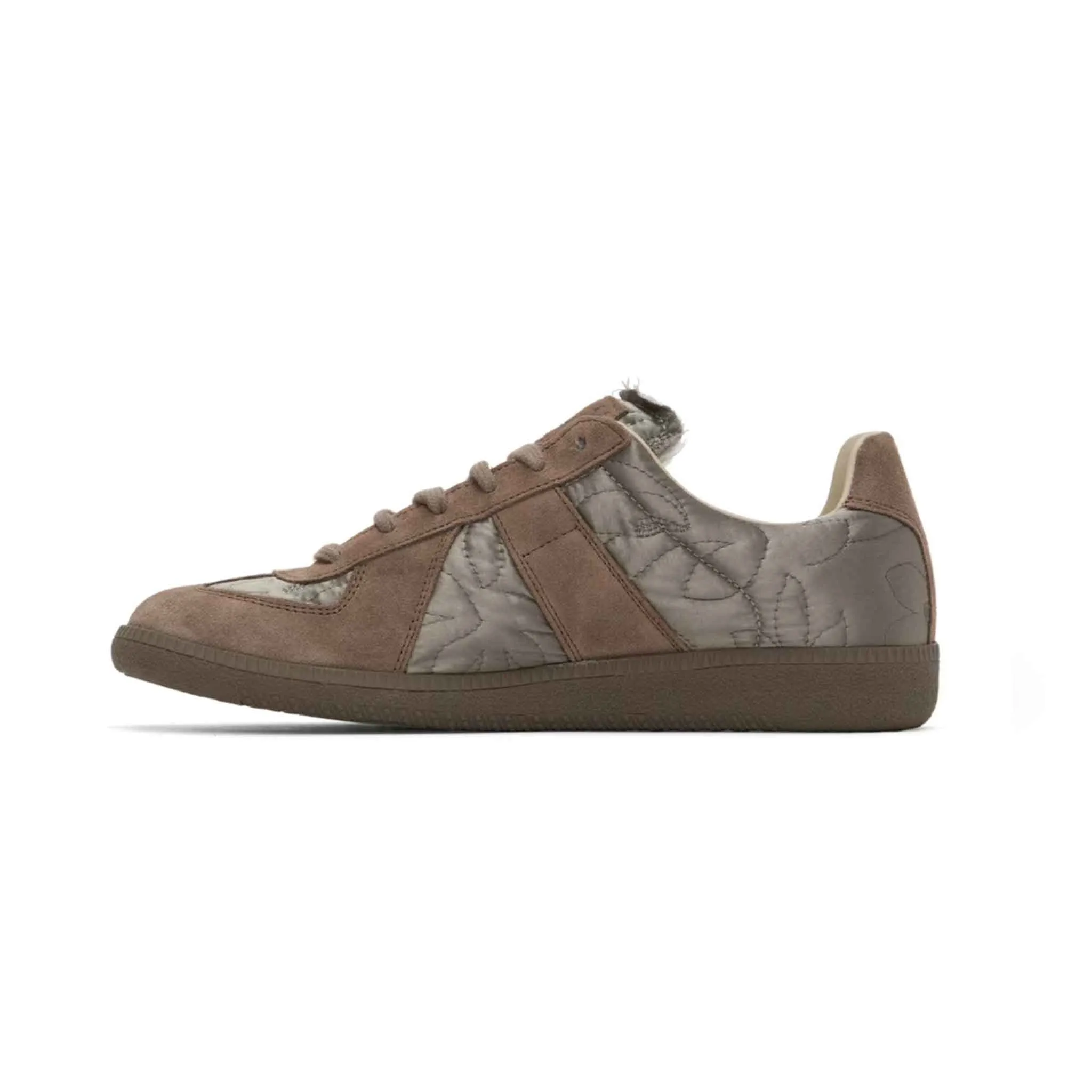 Maison Margiela Replica Sneaker in Nylon and Suede