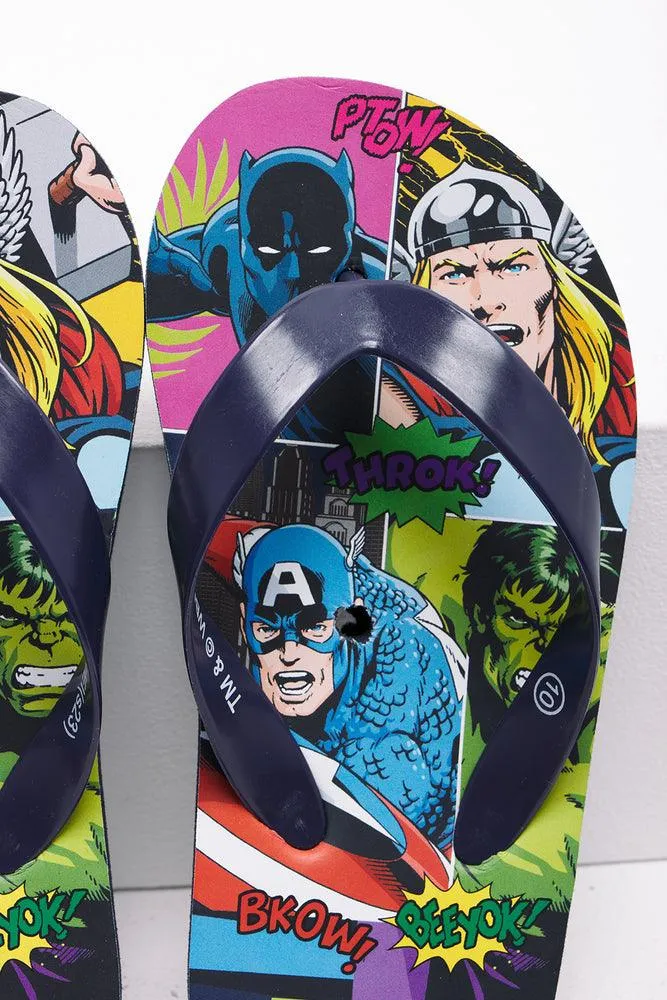 Marvel Flip Flop Navy