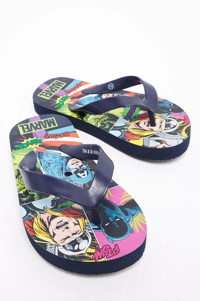Marvel Flip Flop Navy