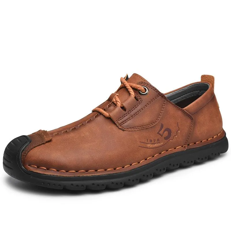 Men's Outdoor Hand-stitched Leather Shoes