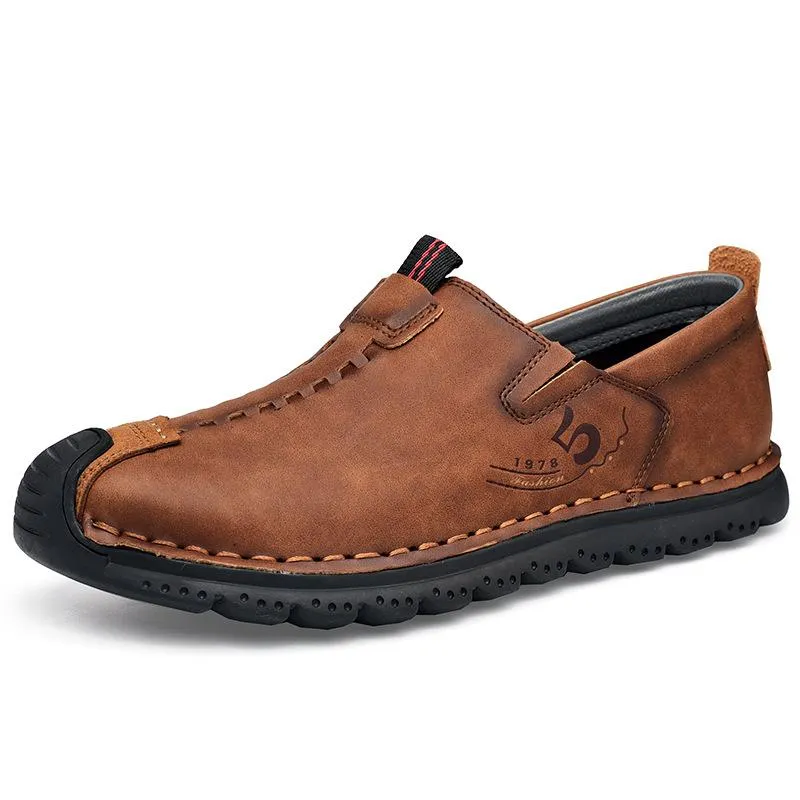 Men's Outdoor Hand-stitched Leather Shoes