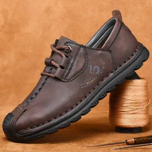 Men's Outdoor Hand-stitched Leather Shoes