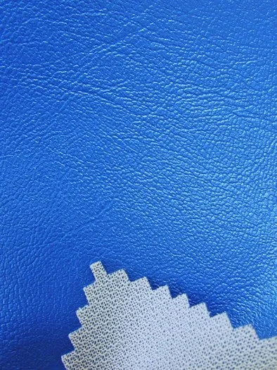 Metallic Blue Marine Vinyl Fabric / Sold By The Yard