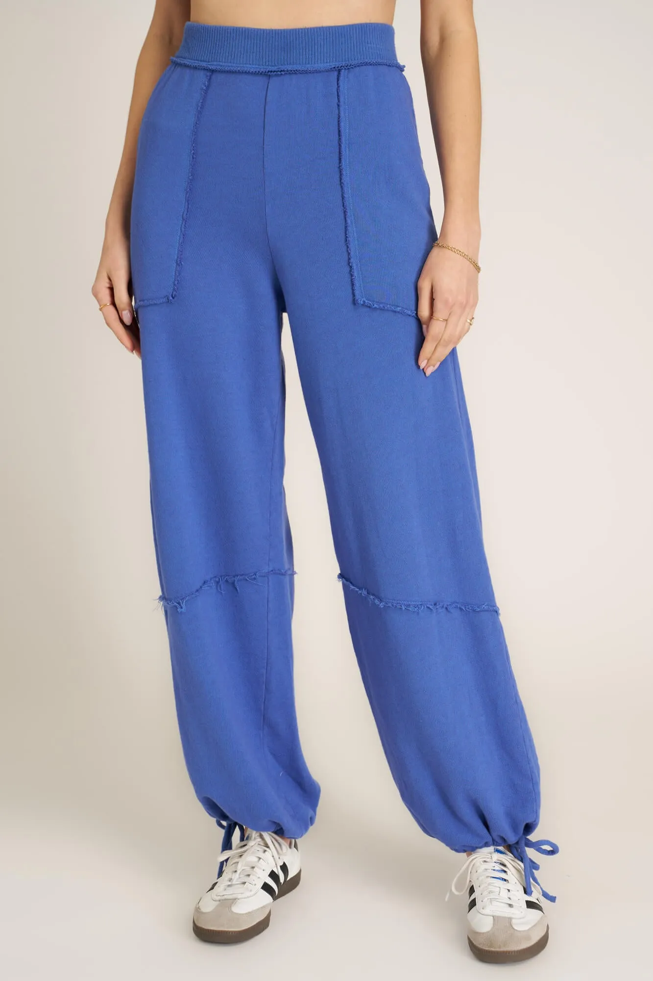 Mystic Parachute Terry Jogger - Blue Moon