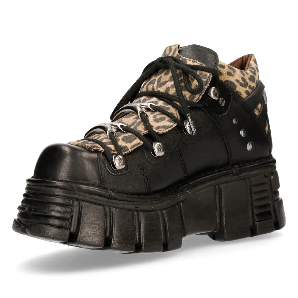 New Rock TOWER (blk & leopard)