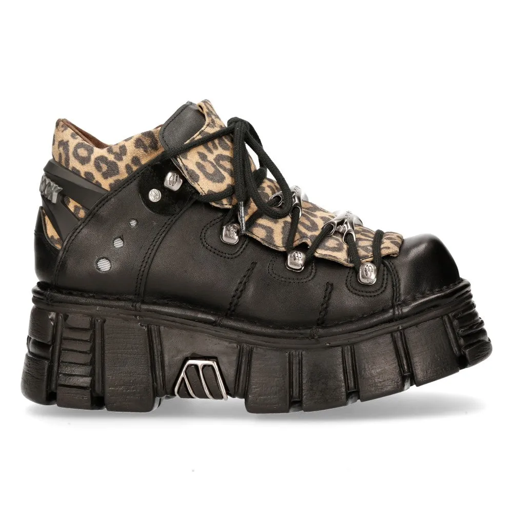 New Rock TOWER (blk & leopard)