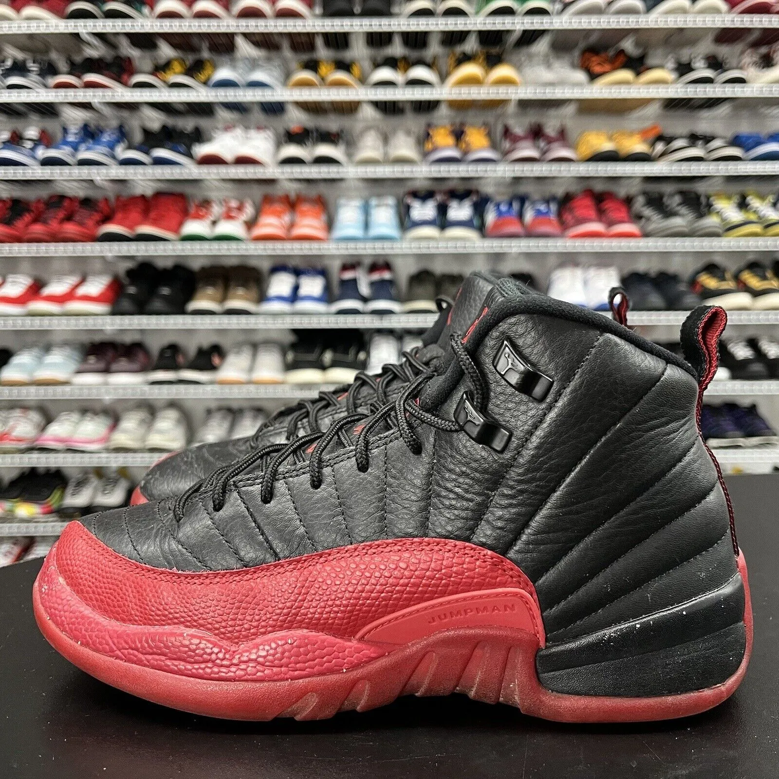 Nike Jordan 12 Retro Flu Game 2016 GS 153265-002 Youth Size 7Y