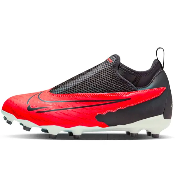 Nike Jr. Phantom GX Academy DF FG/MG Soccer Cleats (Bright Crimson/White)