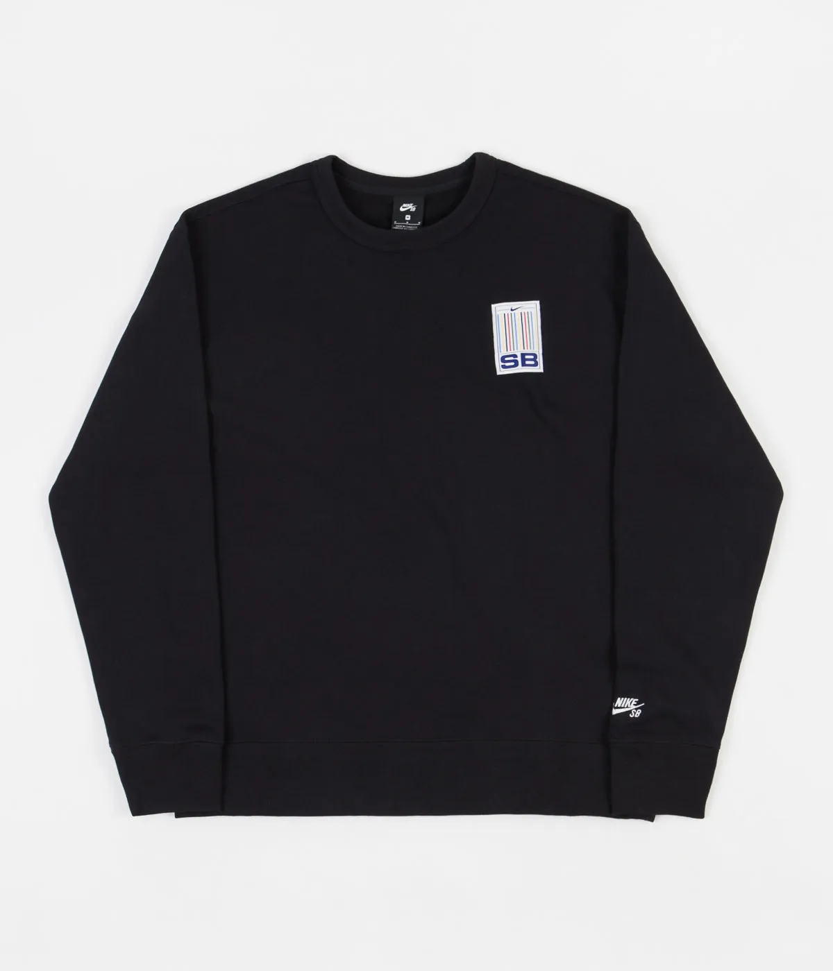 Nike SB Stripes Crewneck Sweatshirt - Black / White