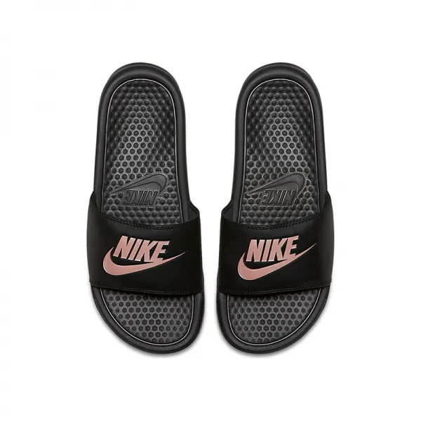 Nike - Women - W Benassi "Just Do It." - Black/Rose Gold