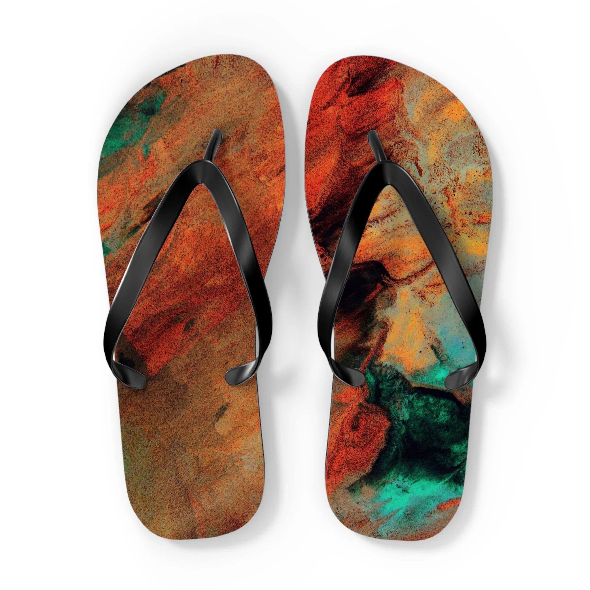 Orange flush - Inovax Flip Flops