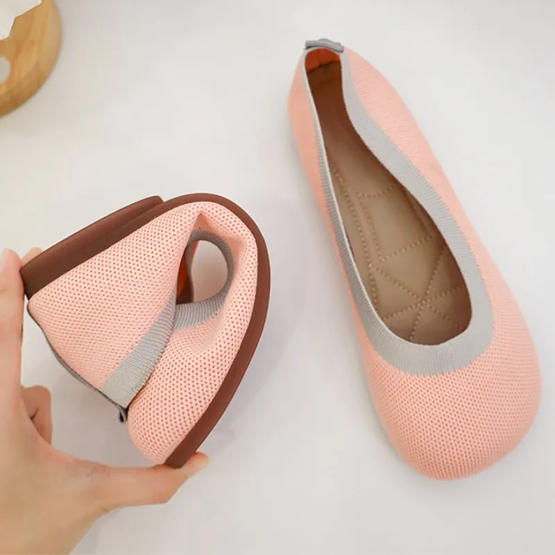 Owlkay Weaving Breathable Loafers  Comfortable Walking Casual Flats Shoes WF06