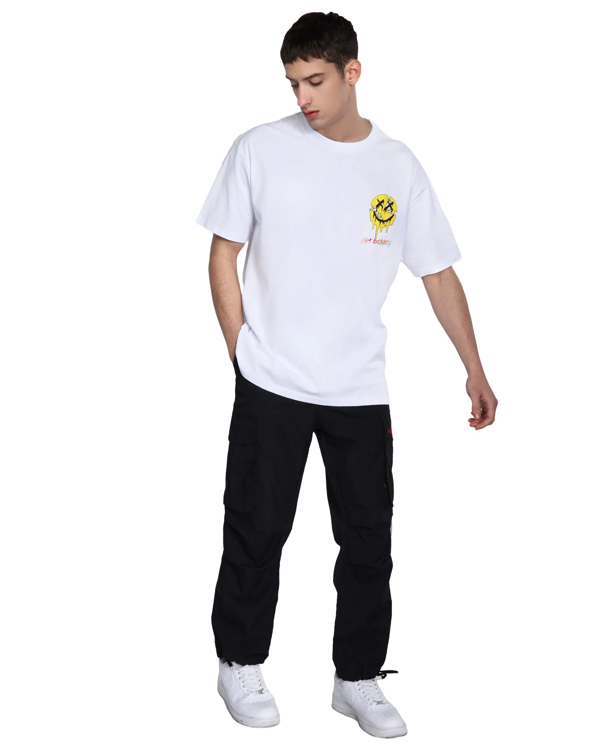 Psychedelic Gradient Graphic Print Tee-Mexico Local Delivery