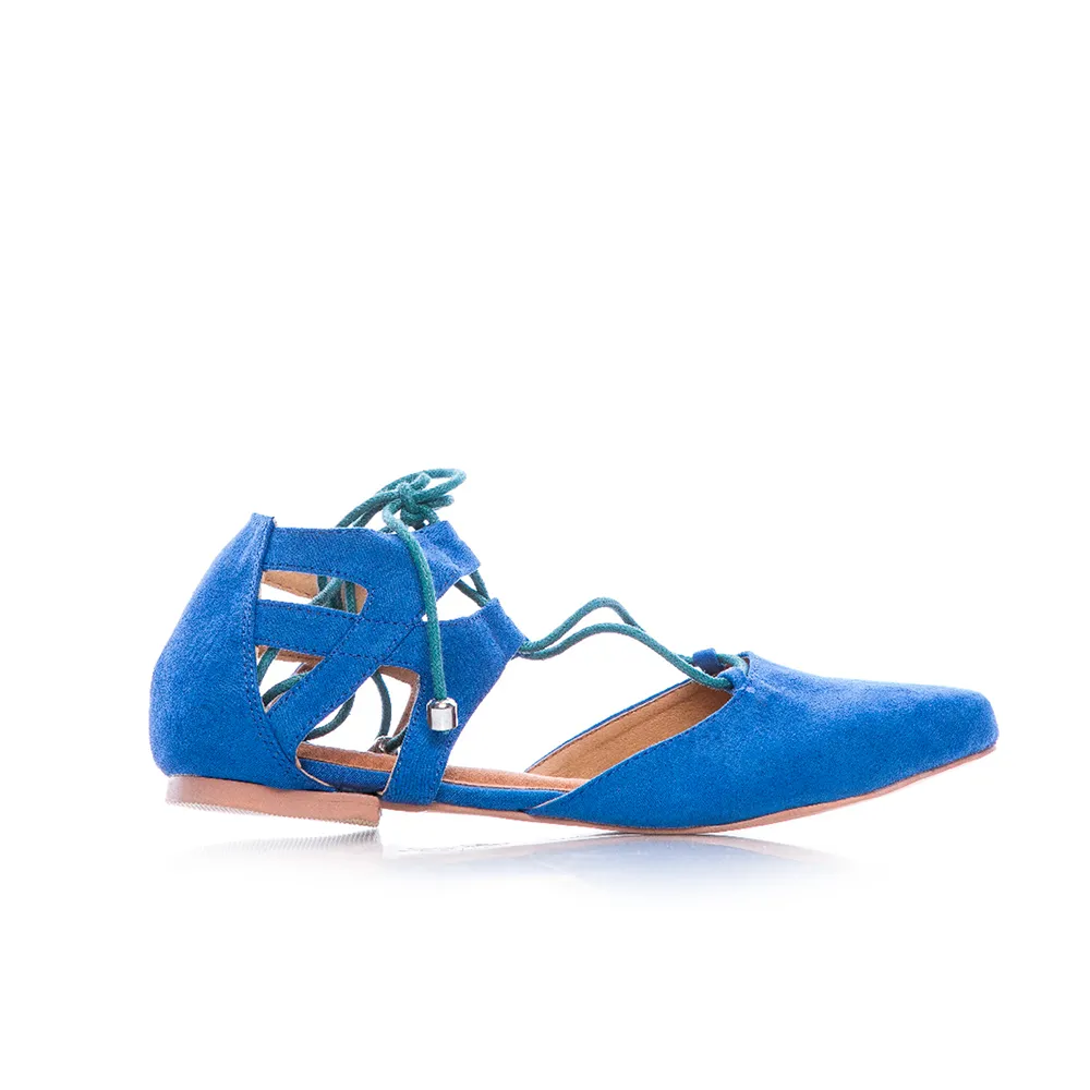 Rosalina - Pointed Closed Toe Flat Dance Sandals (Street Sole)