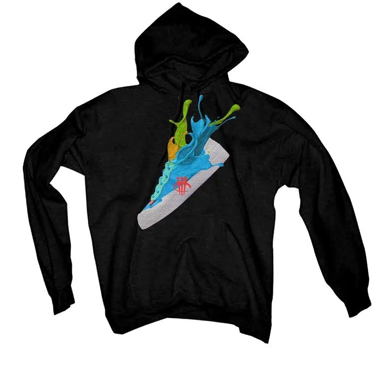 sacai x KAWS x Nike Blazer Low "Neptune Blue" Black T-Shirt (SPLASH 1)