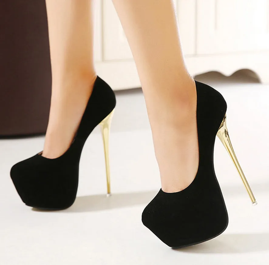 Seductively Chic European and American Style High Heels Shoes