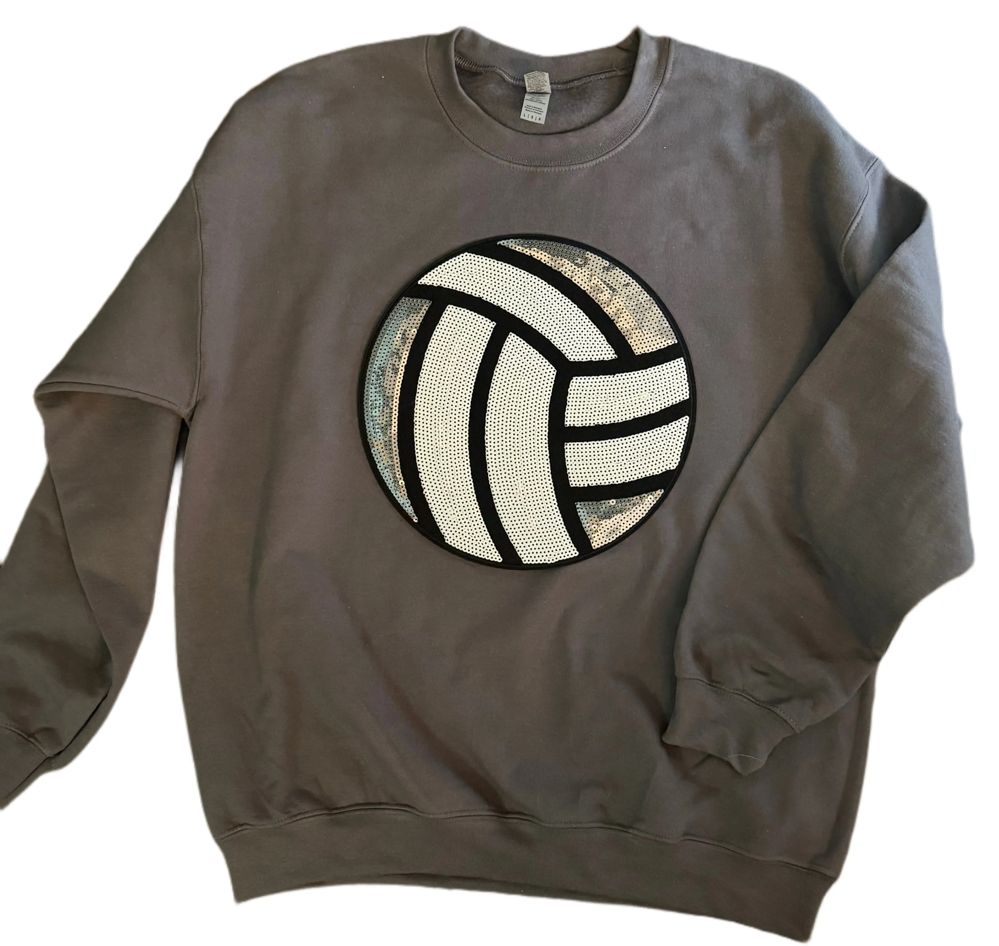 Sequin Volleyball Sweatshirt (Various Colors)