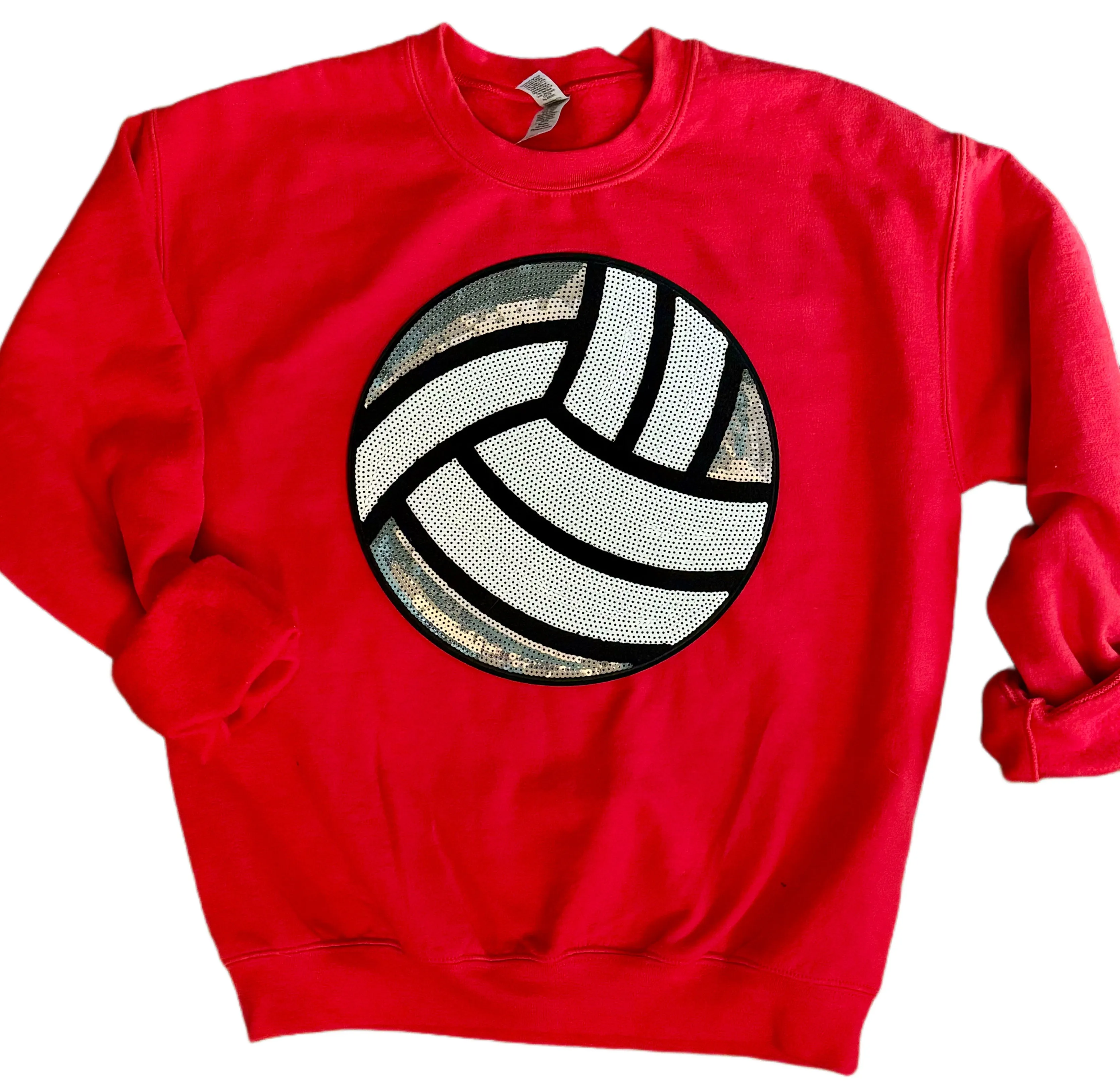 Sequin Volleyball Sweatshirt (Various Colors)