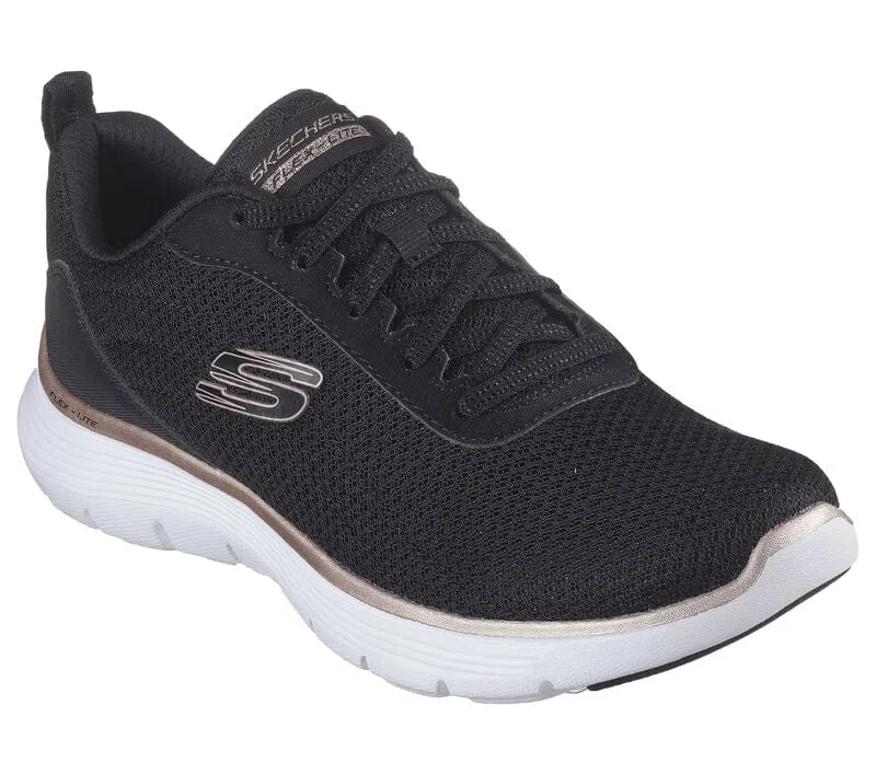 Skechers Flex Appeal 5.0 - Uptake in Black/Rose Gold