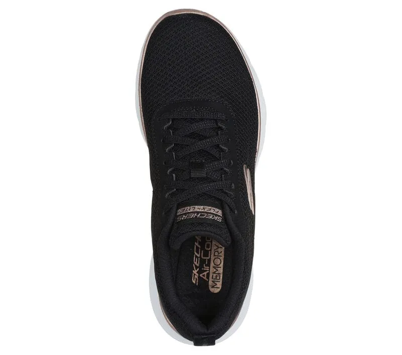 Skechers Flex Appeal 5.0 - Uptake in Black/Rose Gold