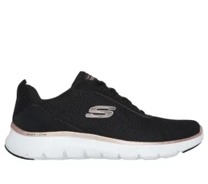 Skechers Flex Appeal 5.0 - Uptake in Black/Rose Gold