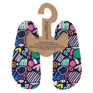 Slipfree Girls Shoes Geo Multi