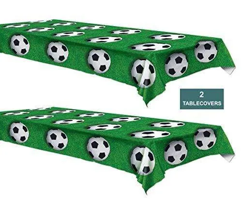 Soccer Ball Party Table Covers, 54" x 108" (2 Pack)